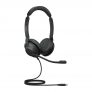 Jabra Evolve2 30, UC Stereo Headset Bedraad Hoofdband Kantoor/callcenter USB Type-C Zwart