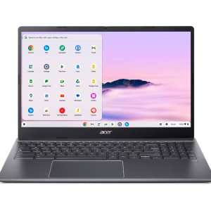 Acer Chromebook CBE595-2T-55NF Intel Core 5 120U 39,6 cm (15.6″) Touchscreen Full HD 8 GB LPDDR5x-SDRAM 256 GB SSD Wi-Fi 6E (802.11ax) ChromeOS Grijs