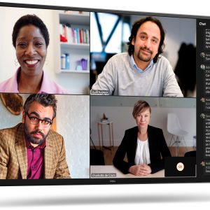 DELL P5525QC Digitale signage flatscreen 138,8 cm (54.6″) LCD 400 cd/m² 4K Ultra HD Zwart