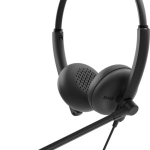 DELL WH125 Headset Bedraad Hoofdband Oproepen/muziek USB Type-C Zwart
