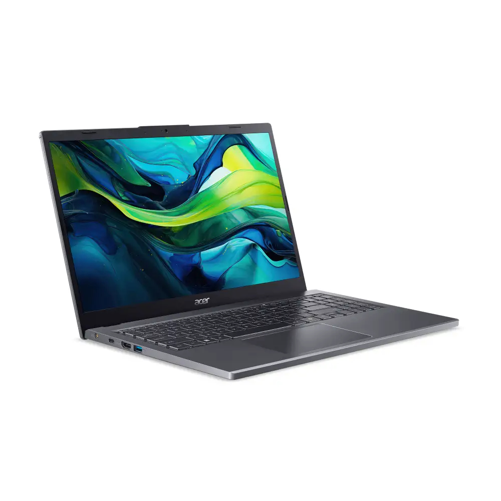 Acer Aspire 15 A15-51M-508U Intel Core 5 120U Laptop 39,6 cm (15.6") Full HD 16 GB LPDDR5-SDRAM 512 GB SSD Wi-Fi 6E (802.11ax) Windows 11 Home Grijs - Afbeelding 3