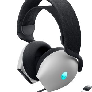 Alienware AW725H Headset Bedraad en draadloos Hoofdband Gamen USB Type-C Bluetooth Zwart, Wit