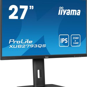 iiyama ProLite XUB2793QS-B7 computer monitor 68,6 cm (27″) 2560 x 1440 Pixels Quad HD LED Zwart