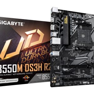 GIGABYTE B550M DS3H R2 moederbord AMD B550 Socket AM4 micro ATX