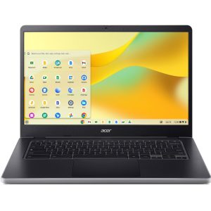 Acer Chromebook 314 C936T-TCO-C476 Intel® N N100 35,6 cm (14″) Touchscreen Full HD 8 GB LPDDR5-SDRAM 64 GB eMMC Wi-Fi 6E (802.11ax) ChromeOS Nederlands Zwart