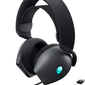 Alienware AW725H Headset Bedraad en draadloos Hoofdband Gamen USB Type-C Bluetooth Zwart