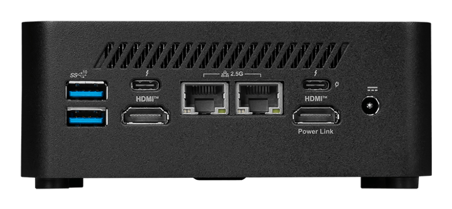 MSI CUBI NUC AI 1UMG-018BEU PC/workstation barebone Mini PC Zwart 155H Intel SoC - Afbeelding 3