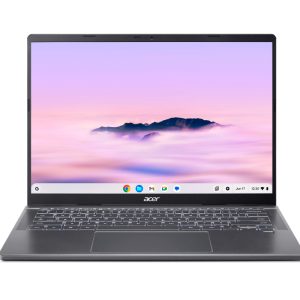 Acer Chromebook CBE794-1T-56TX Intel Core Ultra 5 125U 35,6 cm (14″) Touchscreen WUXGA 16 GB LPDDR5x-SDRAM 256 GB SSD Wi-Fi 7 (802.11be) ChromeOS US International Grijs