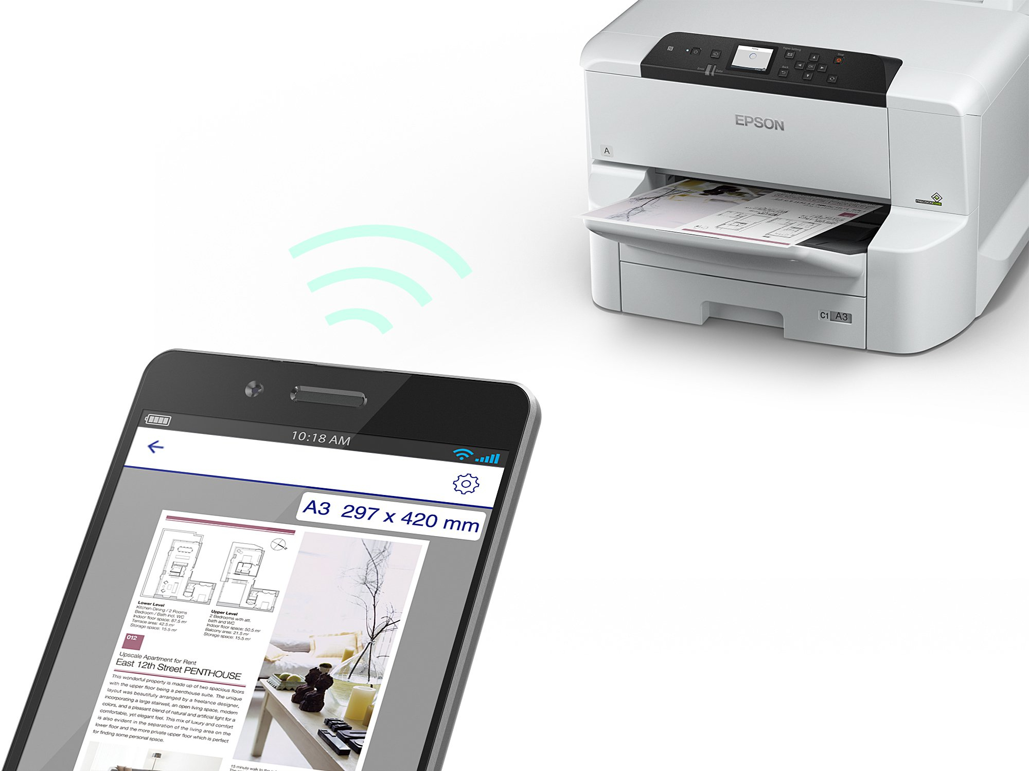 Epson WorkForce Pro WF-C8190DTWC - Afbeelding 6