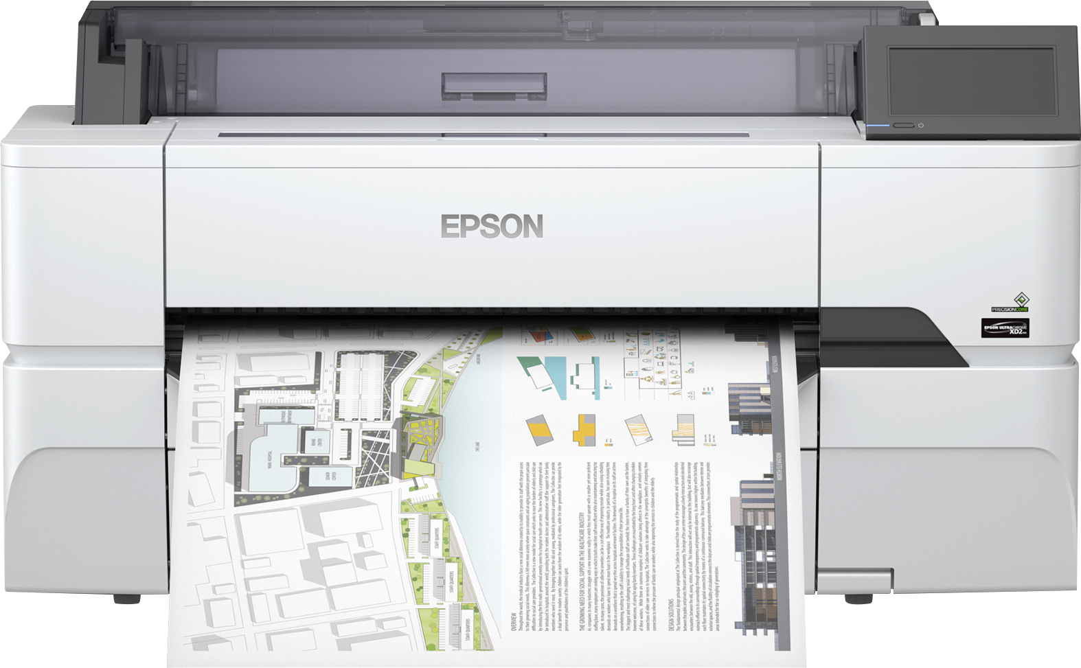 Epson SureColor SC-T3405N - wireless printer (No stand)