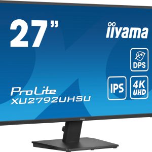 iiyama ProLite XU2792UHSU-B6 computer monitor 68,6 cm (27″) 3840 x 2160 Pixels 4K Ultra HD LED Zwart