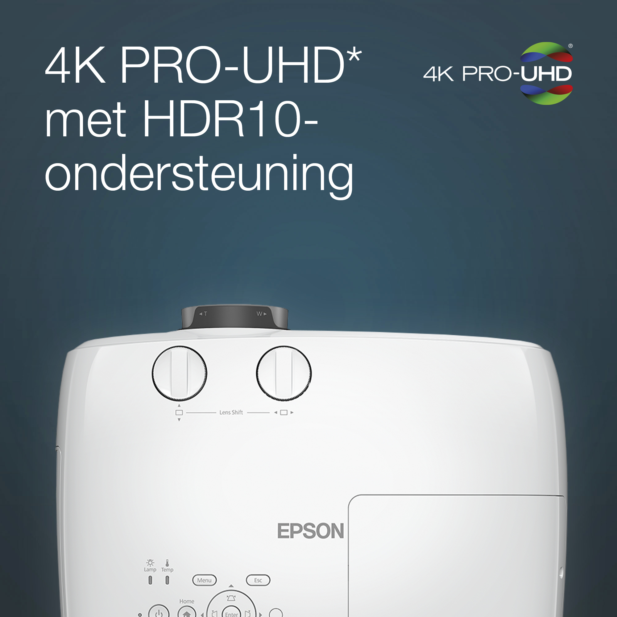 Epson EH-TW7000 4K PRO-UHD-projector, 3000 lumen, scherm van maximaal 500 inch - Afbeelding 4