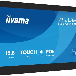 iiyama TW1623AS-B3P computer monitor 39,6 cm (15.6″) 1920 x 1080 Pixels Full HD LED Touchscreen Zwart