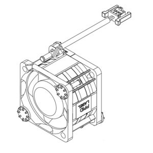 DELL 384-BDVM koelsysteem voor computers Computer behuizing Ventilator
