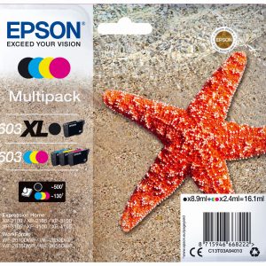 Epson 603 XL inktcartridge 1 stuk(s) Origineel Hoog (XL) rendement Zwart, Cyaan, Magenta, Geel