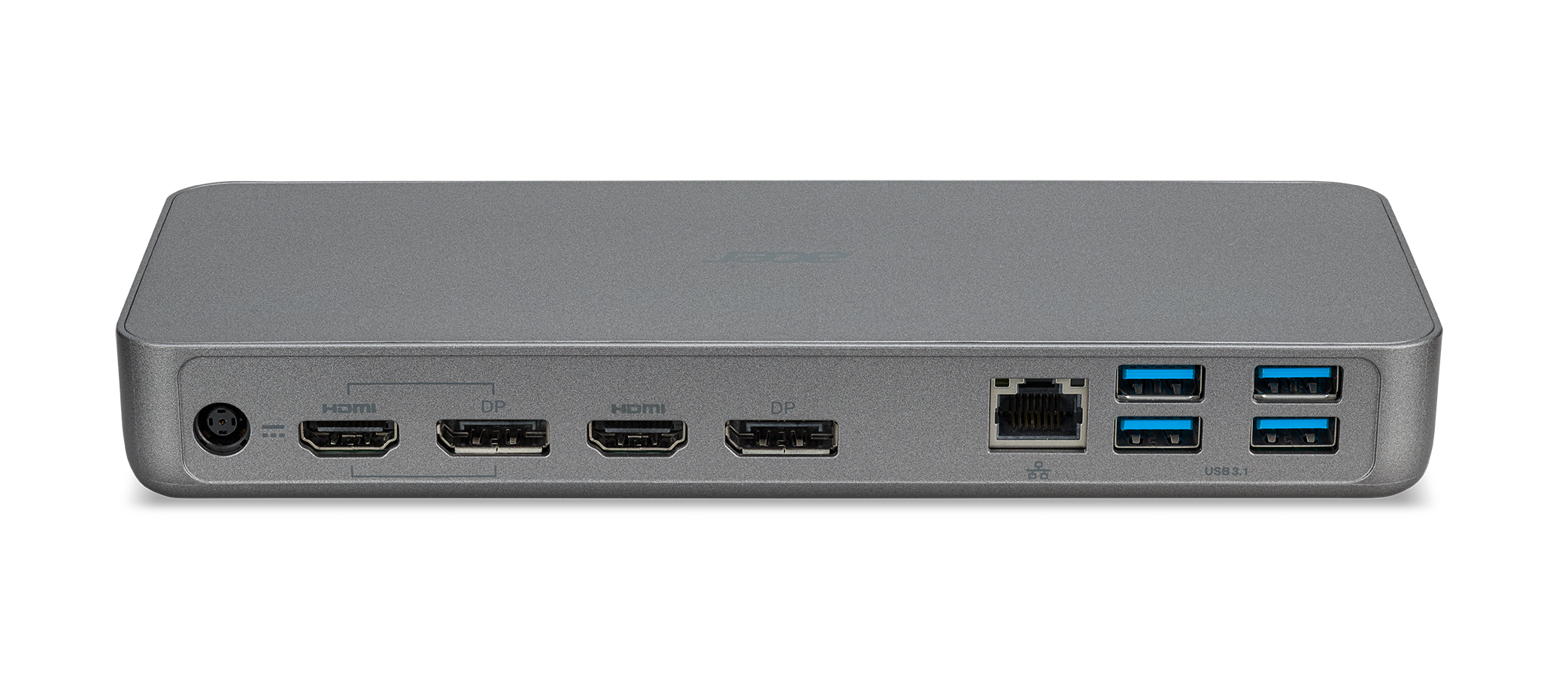 Acer USB Type-C Docking Station D501 USB 3.2 Gen 1 (3.1 Gen 1) Type-C Grijs - Afbeelding 4