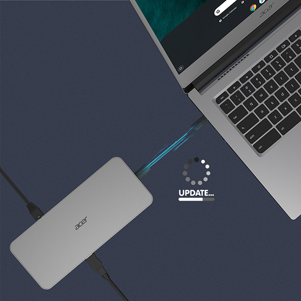 Acer USB Type-C Docking Station D501 USB 3.2 Gen 1 (3.1 Gen 1) Type-C Grijs - Afbeelding 13