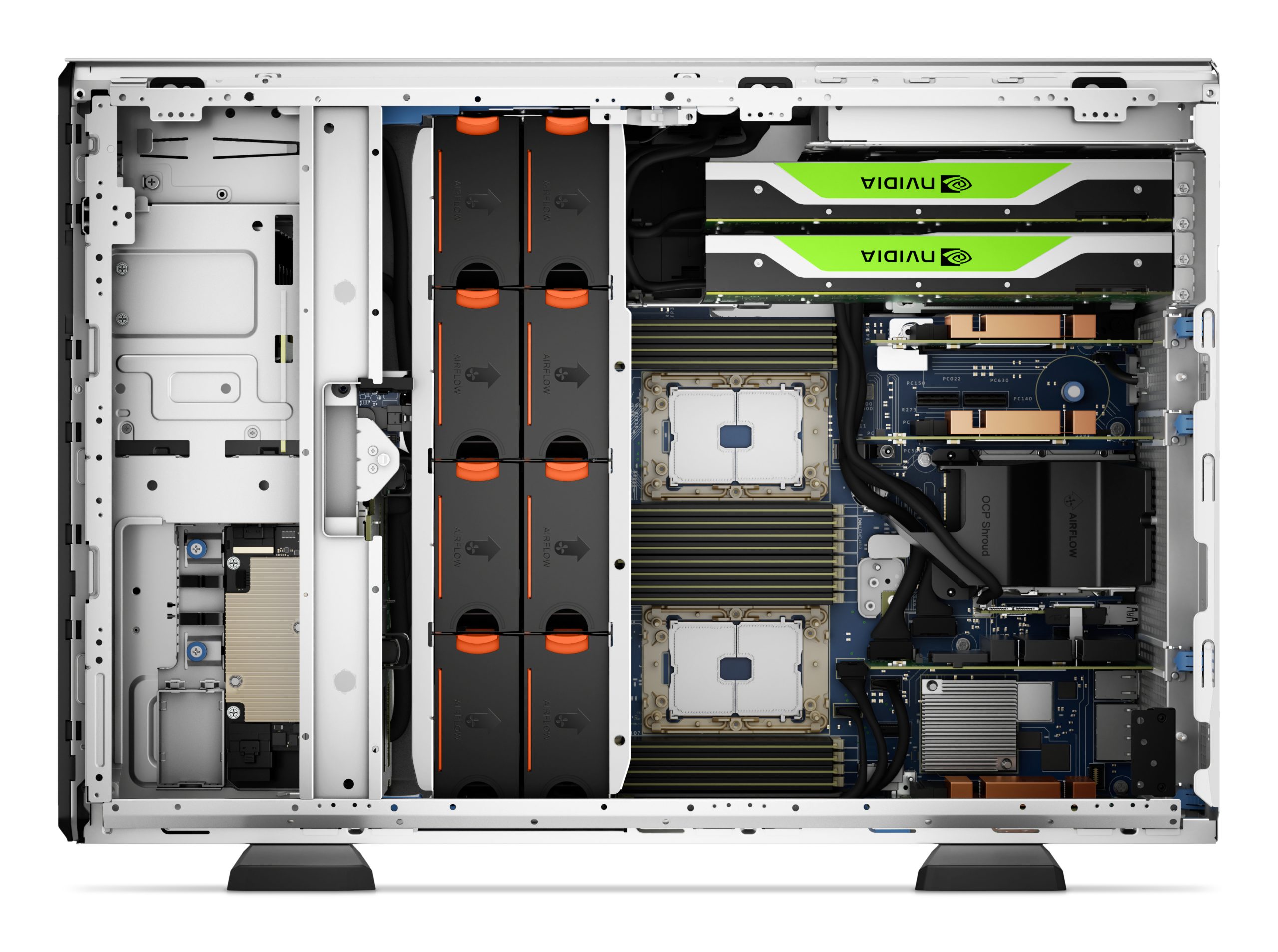 DELL PowerEdge T550 server 480 GB Toren (5U) Intel® Xeon® Silver 4309Y 2,8 GHz 64 GB DDR4-SDRAM 1100 W - Afbeelding 4