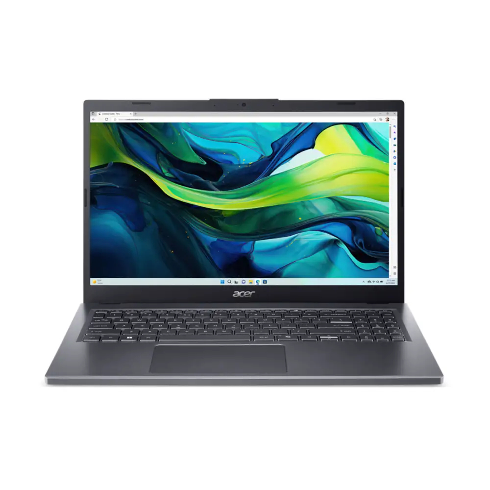 Acer Aspire 15 A15-51M-508U Intel Core 5 120U Laptop 39,6 cm (15.6") Full HD 16 GB LPDDR5-SDRAM 512 GB SSD Wi-Fi 6E (802.11ax) Windows 11 Home Grijs