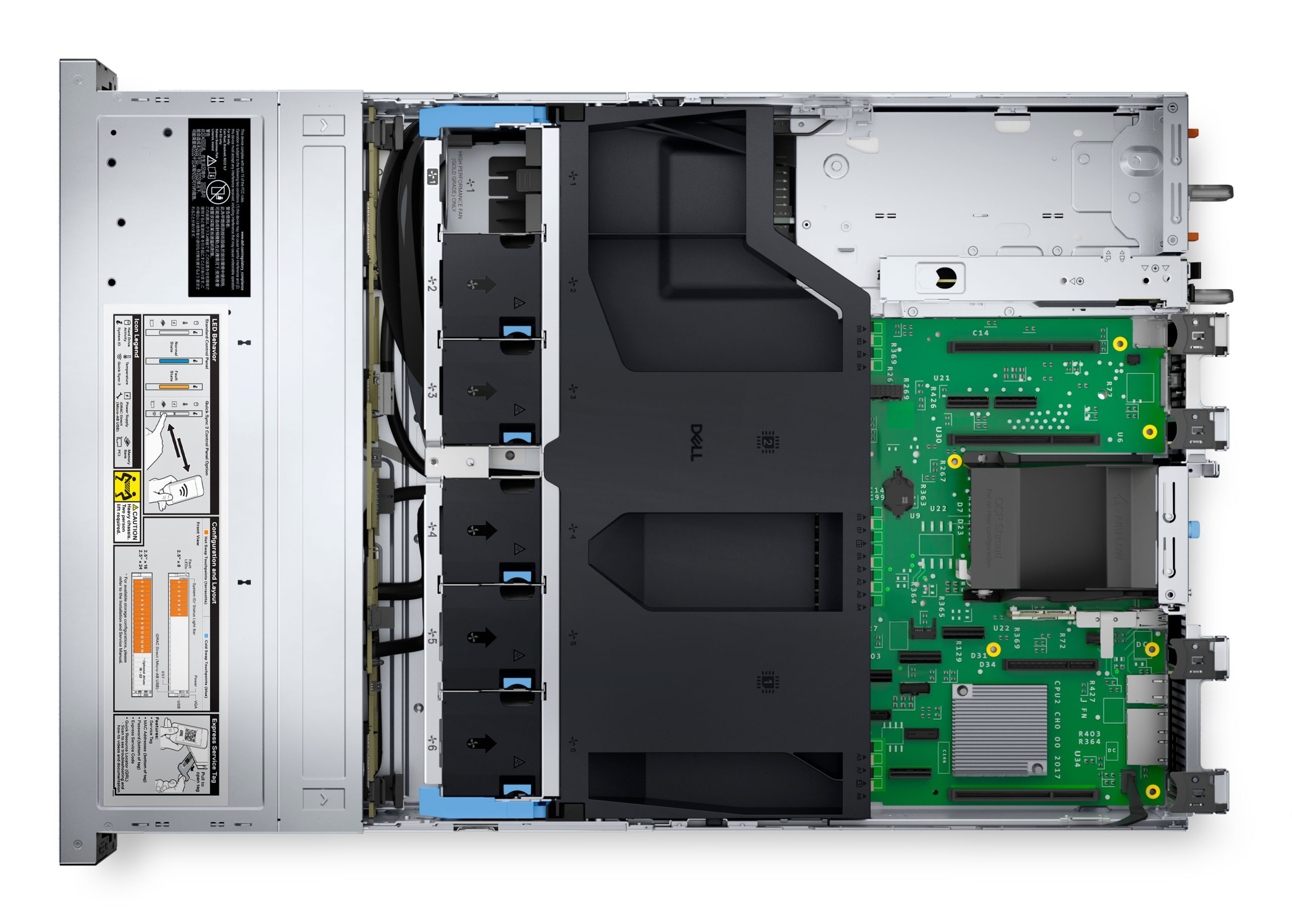 DELL PowerEdge R550 server 480 GB Rack (2U) Intel® Xeon® Silver 4309Y 2,8 GHz 16 GB DDR4-SDRAM 1100 W - Afbeelding 5