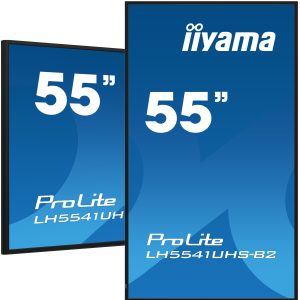 iiyama LH5541UHS-B2 beeldkrant Kiosk-ontwerp 138,7 cm (54.6″) LCD 500 cd/m² 4K Ultra HD Zwart Type processor 24/7