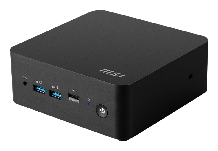 MSI CUBI NUC AI 1UMG-018BEU PC/workstation barebone Mini PC Zwart 155H Intel SoC - Afbeelding 4