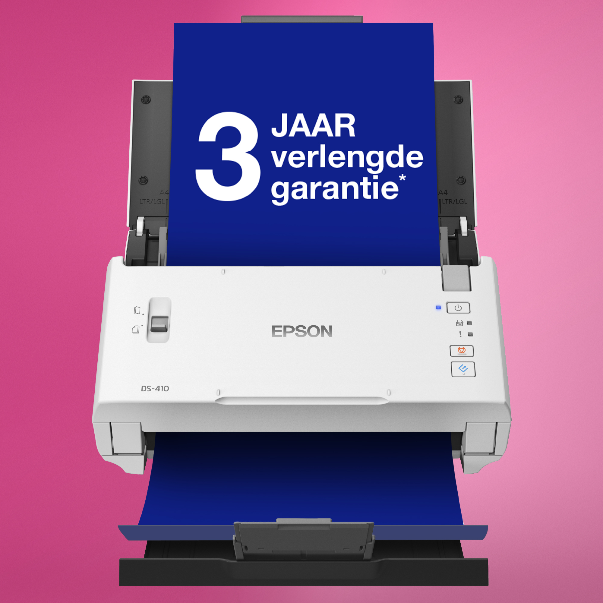 Epson WorkForce DS-410 compacte zakelijke sheet-fed A4-scanner met automatische documentinvoer voor 50 vellen en Document Capture Pro-software - Afbeelding 5