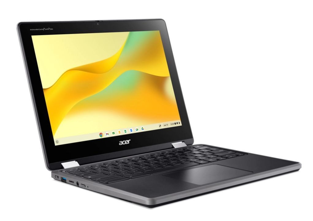 Acer Chromebook R856LT-TCO-C0QF N100 30,5 cm (12") Touchscreen HD+ 8 GB LPDDR5-SDRAM Wi-Fi 6 (802.11ax) ChromeOS Zwart - Afbeelding 2