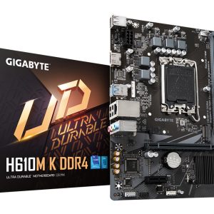 GIGABYTE H610M K DDR4 moederbord Intel H610 Express LGA 1700 micro ATX