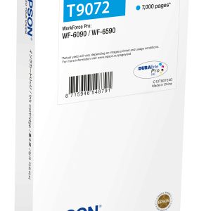Epson C13T90724N inktcartridge 1 stuk(s) Origineel Extra (Super) hoog rendement Cyaan