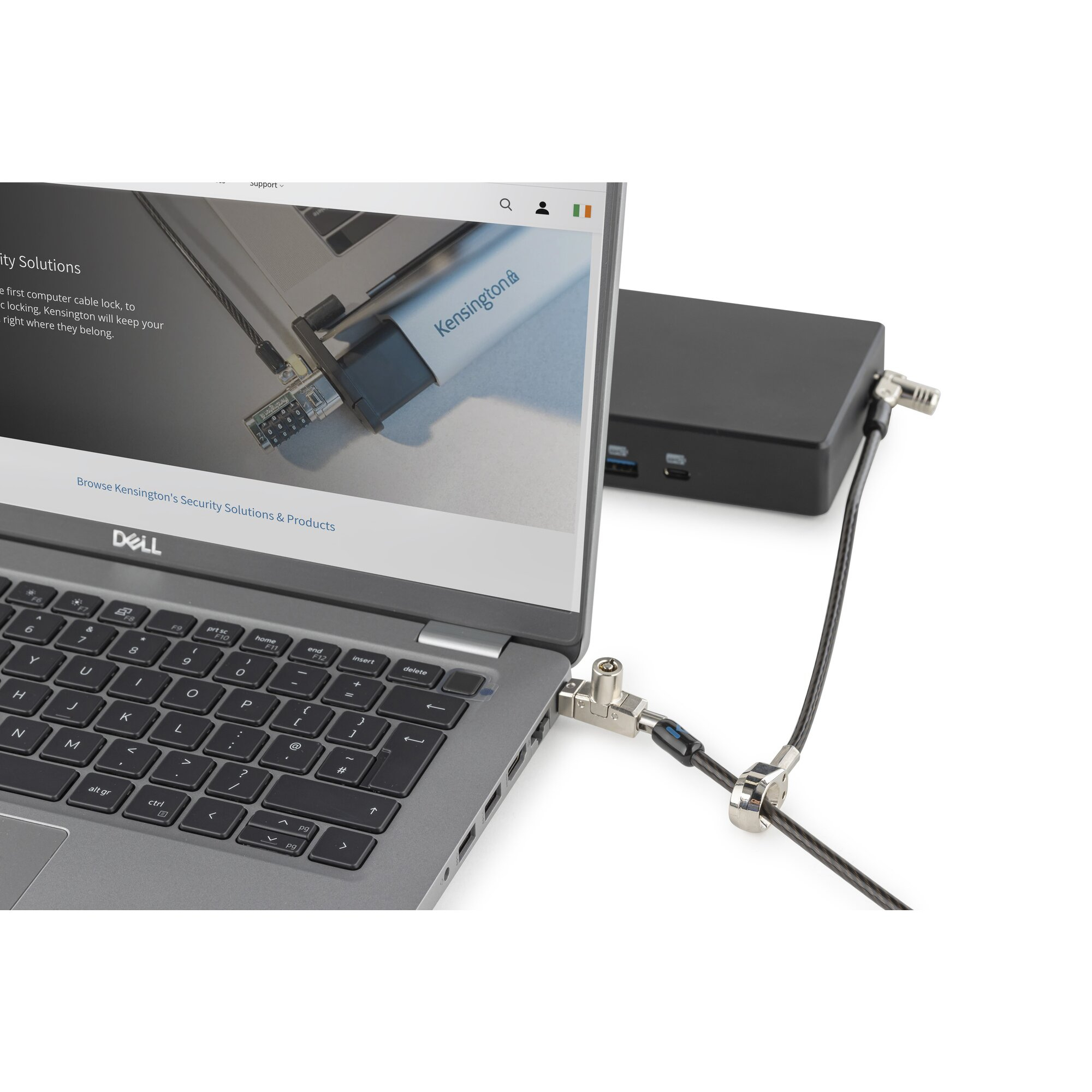 Kensington Slim N17 2.0 Keyed Dual Head Laptop Lock voor Wedge-Shaped Slots - Afbeelding 7