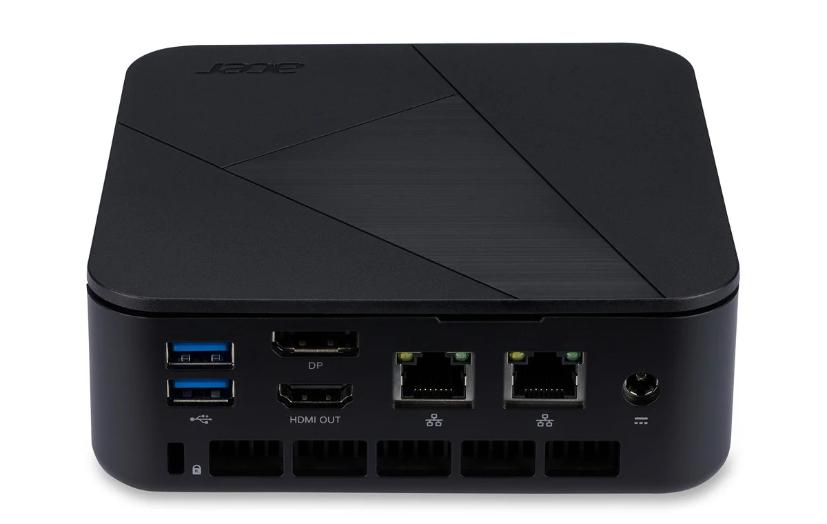 Acer Veriton N N1502G-12N0U Intel® N N100 0 GB DDR4-SDRAM SSD Mini PC Zwart - Afbeelding 3