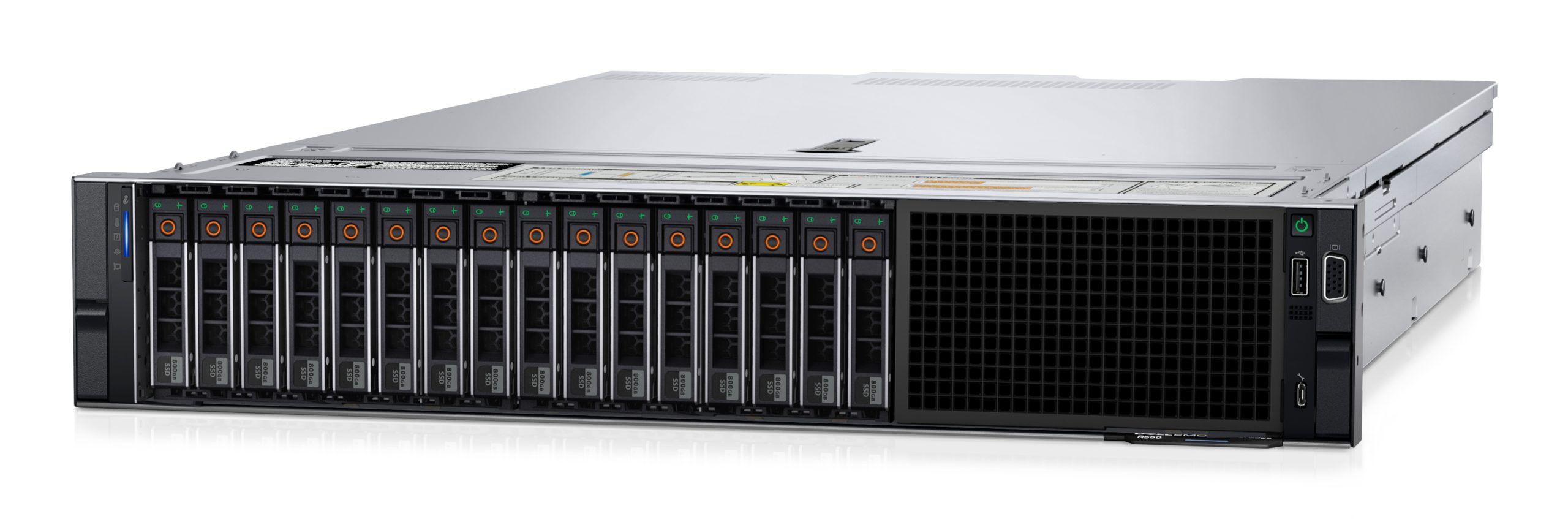 DELL PowerEdge R550 server 480 GB Rack (2U) Intel® Xeon® Silver 4309Y 2,8 GHz 16 GB DDR4-SDRAM 1100 W - Afbeelding 3