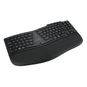 Kensington Pro Fit Ergo KB675 EQ TKL toetsenbord Thuis/Werk USB + RF Wireless + Bluetooth AZERTY Frans Zwart