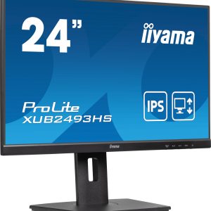 iiyama ProLite XUB2493HS-B6 computer monitor 60,5 cm (23.8″) 1920 x 1080 Pixels Full HD LED Zwart