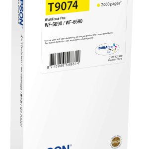 Epson C13T90744N inktcartridge 1 stuk(s) Origineel Extra (Super) hoog rendement Geel