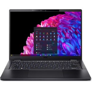 Acer TravelMate P6 14 TMP614-73-TCO-72YL Intel Core Ultra 7 155H Laptop 35,6 cm (14″) WQXGA 32 GB LPDDR5x-SDRAM 1 TB SSD Wi-Fi 7 (802.11be) Windows 11 Pro Nederlands Zwart