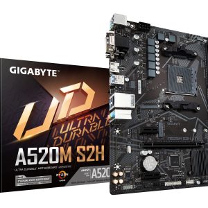 GIGABYTE A520M S2H moederbord AMD A520 Socket AM4 micro ATX