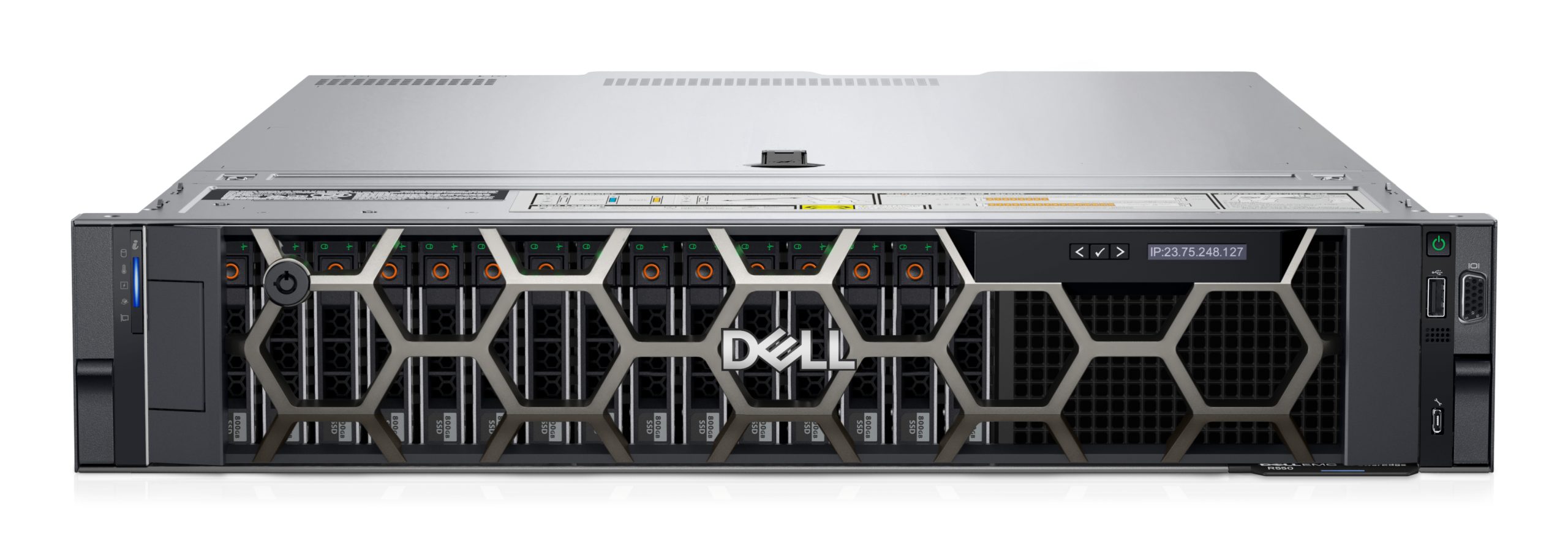 DELL PowerEdge R550 server 480 GB Rack (2U) Intel® Xeon® Silver 4309Y 2,8 GHz 16 GB DDR4-SDRAM 1100 W