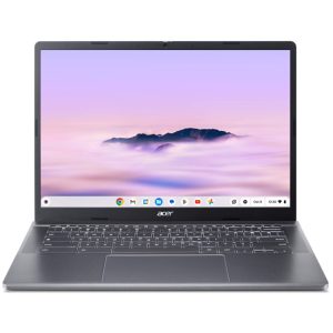 Acer Chromebook Plus 514 CBE574-1-R0S6 AMD Ryzen™ 5 7520C 35,6 cm (14″) WUXGA 8 GB LPDDR5x-SDRAM 128 GB SSD Wi-Fi 6E (802.11ax) ChromeOS Grijs