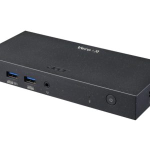 Acer Vero MST Dock M33 100W PD – Black EU (Retail pack) Bedraad USB 3.2 Gen 2 (3.1 Gen 2) Type-C Zwart