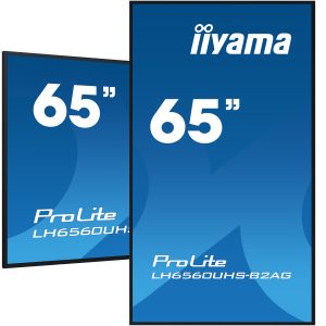 iiyama LH6560UHS-B2AG beeldkrant Digitaal A-kaart 163,8 cm (64.5″) LED Wifi 500 cd/m² 4K Ultra HD Zwart Type processor Android 11 24/7