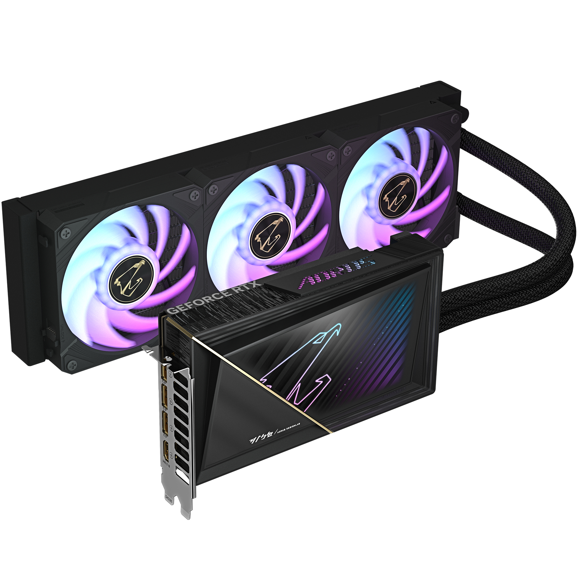 GIGABYTE AORUS GeForce RTX 5080 XTREME WATERFORCE 16G NVIDIA 16 GB GDDR7 - Afbeelding 2