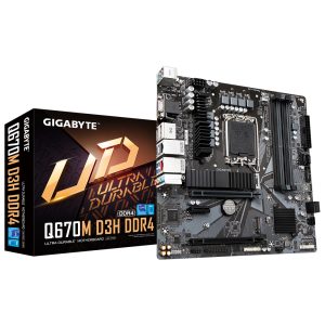 GIGABYTE Q670M D3H DDR4 moederbord Intel Q670 LGA 1700 micro ATX