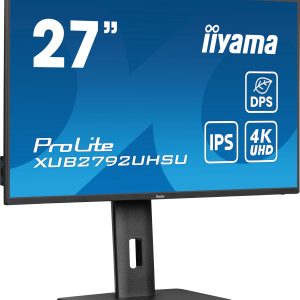 iiyama ProLite XUB2792UHSU-B6 computer monitor 68,6 cm (27″) 3840 x 2160 Pixels 4K Ultra HD LED Zwart