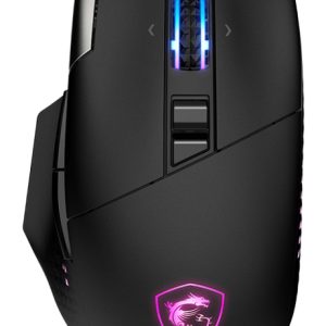 MSI S12-4301370-CLA muis Gamen Rechtshandig RF Wireless + Bluetooth + USB Type-A Optisch 26000 DPI