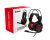 MSI DS502 Headset Bedraad Hoofdband Gamen Zwart, Rood