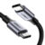 Ugreen 70427 USB-kabel USB 2.0 1 m USB C Zwart, Zilver