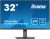 iiyama ProLite XUB3294QSU-B1 computer monitor 80 cm (31.5″) 2560 x 1440 Pixels Wide Quad HD LCD Zwart